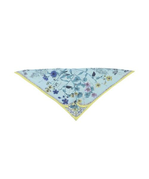 SANYO ESSENTIALS / サンヨーエッセンシャルズ マフラー・ショール・スヌード・ストール | 【manipuri】三角スカーフミニ | 詳細5