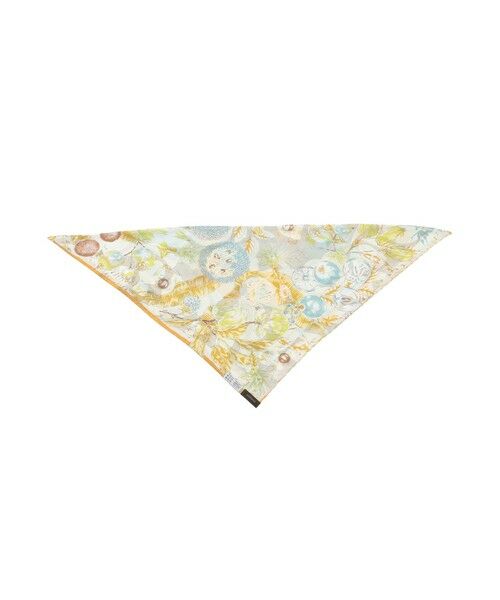 SANYO ESSENTIALS / サンヨーエッセンシャルズ マフラー・ショール・スヌード・ストール | 【manipuri】三角スカーフミニ | 詳細6