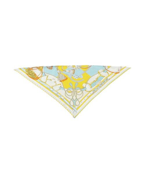 SANYO ESSENTIALS / サンヨーエッセンシャルズ マフラー・ショール・スヌード・ストール | 【manipuri】三角スカーフミニ | 詳細7