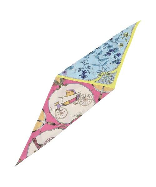 SANYO ESSENTIALS / サンヨーエッセンシャルズ マフラー・ショール・スヌード・ストール | 【manipuri】ダイヤ型スカーフ | 詳細2