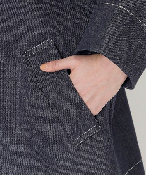 SANYO ESSENTIALS / サンヨーエッセンシャルズ ブルゾン | レーヨンストレッチデニムジャケット | 詳細6