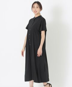 SANYO ESSENTIALS / サンヨーエッセンシャルズ ロング・マキシ丈ワンピース | 【DRESOPHY】シルキースムースワンピース