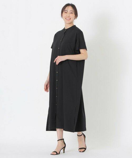 SANYO ESSENTIALS / サンヨーエッセンシャルズ ロング・マキシ丈ワンピース | 【DRESOPHY】シルキースムースワンピース | 詳細1