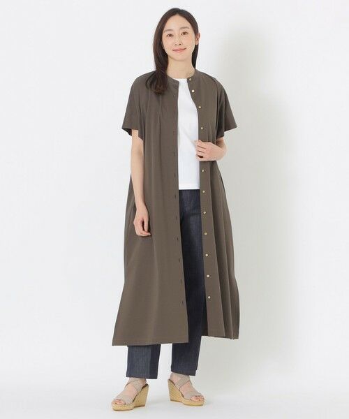 SANYO ESSENTIALS / サンヨーエッセンシャルズ ロング・マキシ丈ワンピース | 【DRESOPHY】シルキースムースワンピース | 詳細2