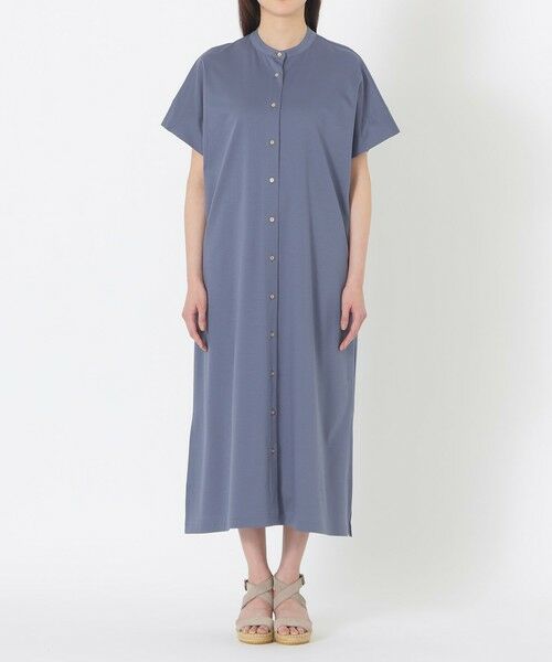 SANYO ESSENTIALS / サンヨーエッセンシャルズ ロング・マキシ丈ワンピース | 【DRESOPHY】シルキースムースワンピース | 詳細3