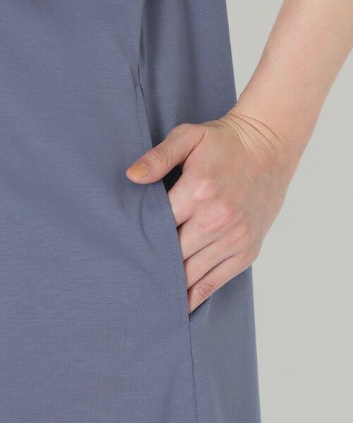 SANYO ESSENTIALS / サンヨーエッセンシャルズ ロング・マキシ丈ワンピース | 【DRESOPHY】シルキースムースワンピース | 詳細7