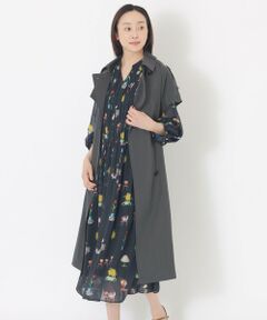 SANYO ESSENTIALS / サンヨーエッセンシャルズ ロング・マキシ丈ワンピース | 【AIKO FUKUDAコラボ】プリントワンピース