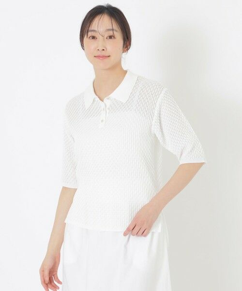 SANYO ESSENTIALS / サンヨーエッセンシャルズ ニット・セーター | （ホワイト1）