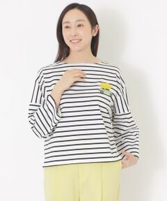 SANYO ESSENTIALS / サンヨーエッセンシャルズ カットソー | 【AIKO FUKUDAコラボ】ボーダーTシャツ