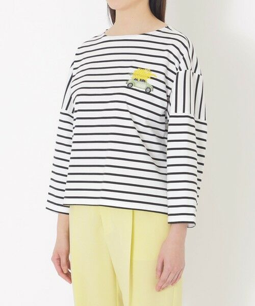 SANYO ESSENTIALS / サンヨーエッセンシャルズ カットソー | 【AIKO FUKUDAコラボ】ボーダーTシャツ | 詳細4