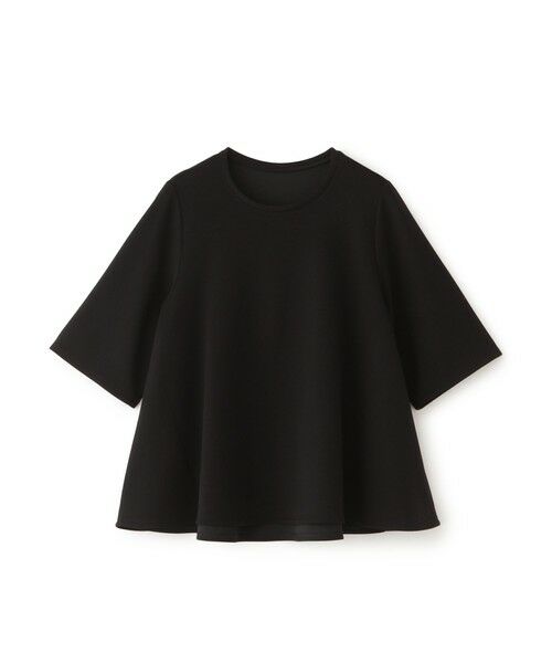 SANYO ESSENTIALS / サンヨーエッセンシャルズ カットソー | フレアカットソー（ブラック1）