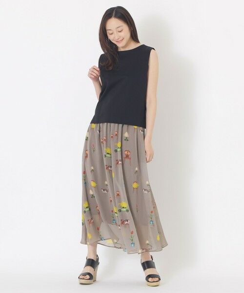 SANYO ESSENTIALS / サンヨーエッセンシャルズ その他パンツ | 【AIKO FUKUDAコラボ】プリントパンツ | 詳細1