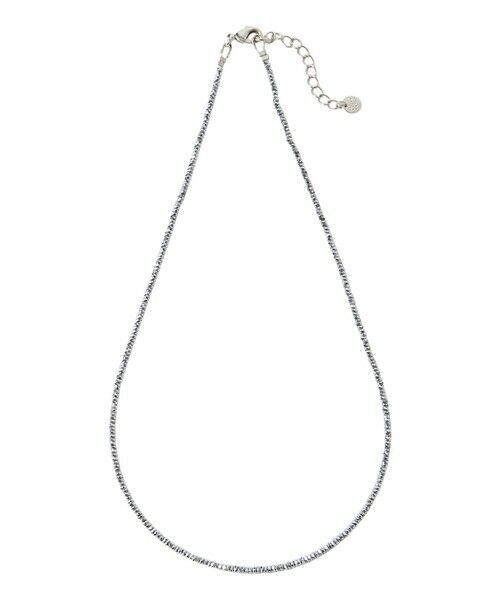 SANYO ESSENTIALS / サンヨーエッセンシャルズ ネックレス・ペンダント・チョーカー | 天然石ショートネックレス（チャコールグレー1）
