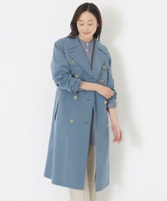 SANYO ESSENTIALS / サンヨーエッセンシャルズ その他アウター | ＜アンブレラコート＞ダブルトレンチササールコート