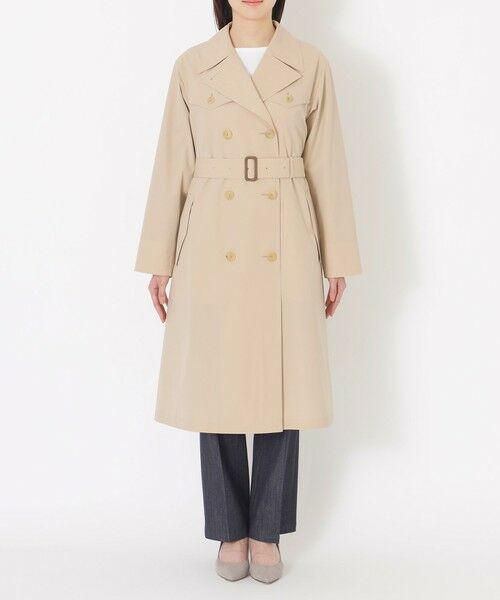 SANYO ESSENTIALS / サンヨーエッセンシャルズ その他アウター | ＜アンブレラコート＞ダブルトレンチササールコート | 詳細4