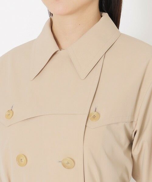 SANYO ESSENTIALS / サンヨーエッセンシャルズ その他アウター | ＜アンブレラコート＞ダブルトレンチササールコート | 詳細7