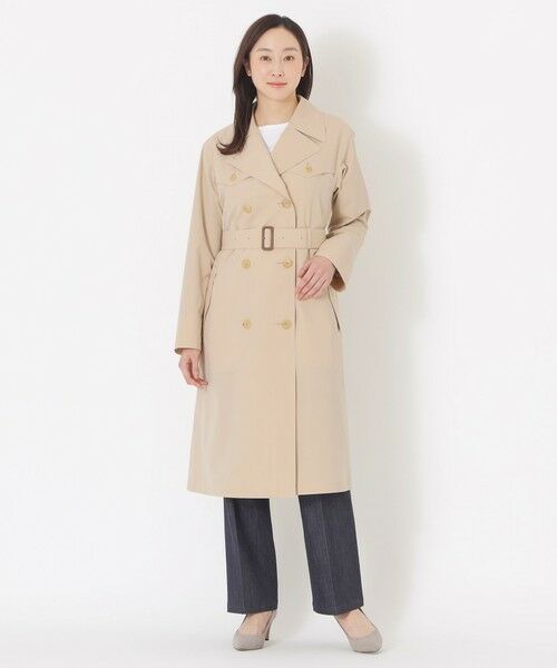 SANYO ESSENTIALS / サンヨーエッセンシャルズ その他アウター | ＜アンブレラコート＞ダブルトレンチササールコート | 詳細2