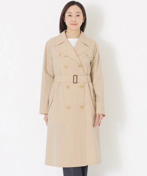 SANYO ESSENTIALS / サンヨーエッセンシャルズ その他アウター | ＜アンブレラコート＞ダブルトレンチササールコート（ベージュ6）