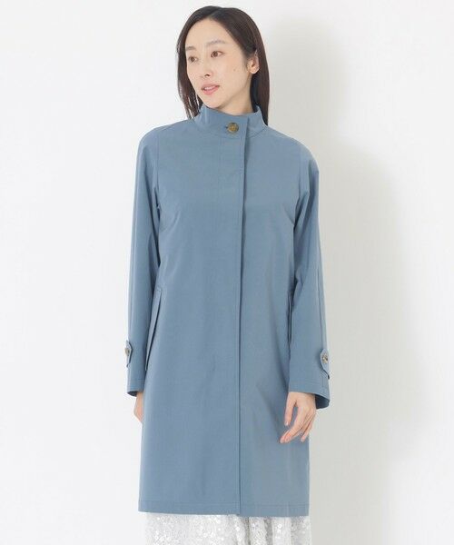 SANYO ESSENTIALS / サンヨーエッセンシャルズ その他アウター | ＜アンブレラコート＞スタンドカラーコート（ブルー6）