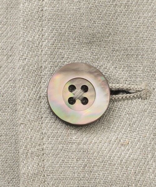 SANYO ESSENTIALS / サンヨーエッセンシャルズ ブルゾン | リネンサファリジャケット | 詳細10