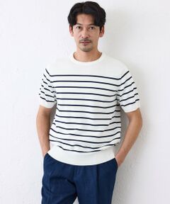 SANYO ESSENTIALS / サンヨーエッセンシャルズ ニット・セーター | ハイツイストボーダーニット