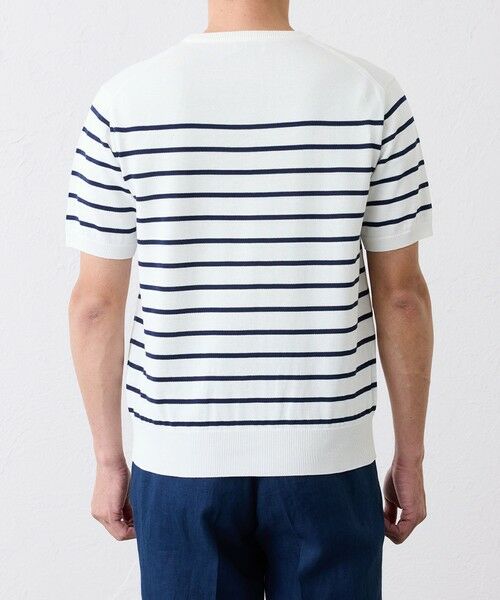 SANYO ESSENTIALS / サンヨーエッセンシャルズ ニット・セーター | ハイツイストボーダーニット | 詳細5