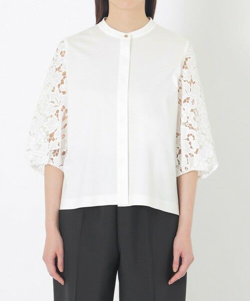 SANYO ESSENTIALS / サンヨーエッセンシャルズ シャツ・ブラウス | 【DRESOPHY】シルキースムースブラウス | 詳細3