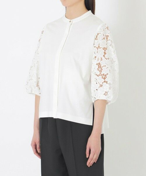 SANYO ESSENTIALS / サンヨーエッセンシャルズ シャツ・ブラウス | 【DRESOPHY】シルキースムースブラウス | 詳細4