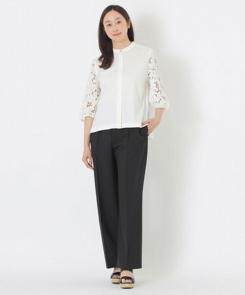 SANYO ESSENTIALS / サンヨーエッセンシャルズ シャツ・ブラウス | 【DRESOPHY】シルキースムースブラウス | 詳細1