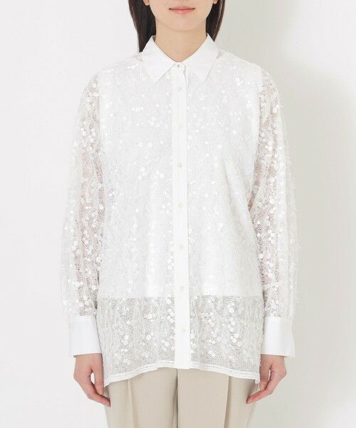 SANYO ESSENTIALS / サンヨーエッセンシャルズ シャツ・ブラウス | レースブラウス | 詳細3