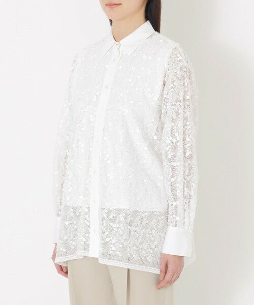 SANYO ESSENTIALS / サンヨーエッセンシャルズ シャツ・ブラウス | レースブラウス | 詳細4