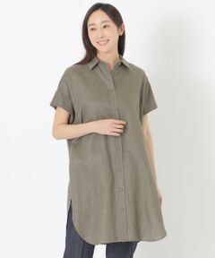 SANYO ESSENTIALS / サンヨーエッセンシャルズ シャツ・ブラウス | リネンチュニック