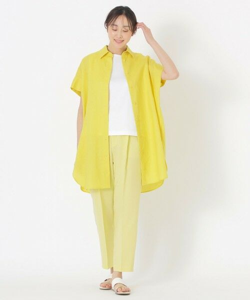 SANYO ESSENTIALS / サンヨーエッセンシャルズ シャツ・ブラウス | リネンチュニック | 詳細4