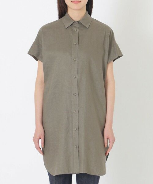 SANYO ESSENTIALS / サンヨーエッセンシャルズ シャツ・ブラウス | リネンチュニック | 詳細5