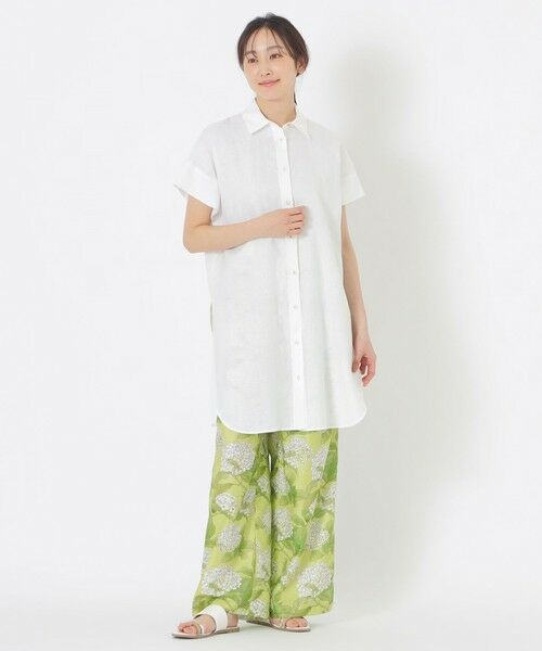 SANYO ESSENTIALS / サンヨーエッセンシャルズ シャツ・ブラウス | リネンチュニック | 詳細1