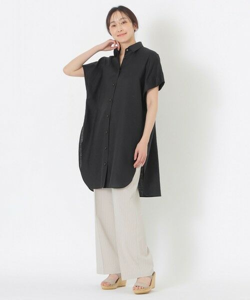SANYO ESSENTIALS / サンヨーエッセンシャルズ シャツ・ブラウス | リネンチュニック | 詳細2