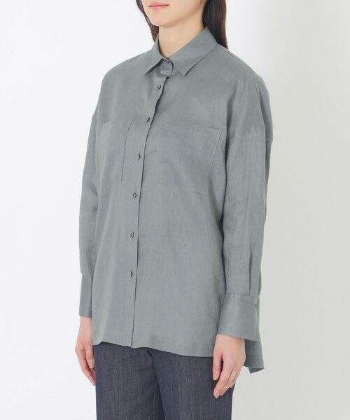 SANYO ESSENTIALS / サンヨーエッセンシャルズ シャツ・ブラウス | リネン長袖シャツ | 詳細5