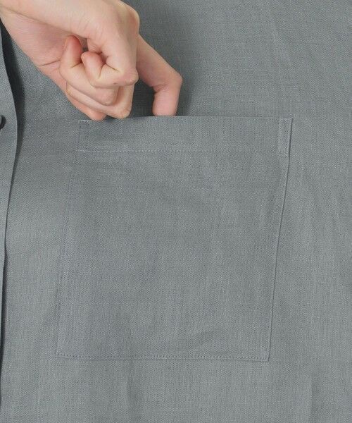 SANYO ESSENTIALS / サンヨーエッセンシャルズ シャツ・ブラウス | リネン長袖シャツ | 詳細7