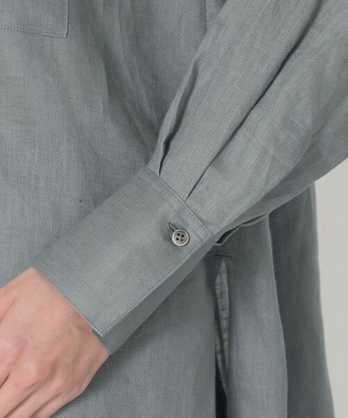 SANYO ESSENTIALS / サンヨーエッセンシャルズ シャツ・ブラウス | リネン長袖シャツ | 詳細8