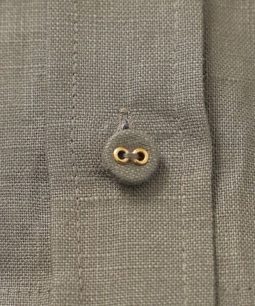 SANYO ESSENTIALS / サンヨーエッセンシャルズ シャツ・ブラウス | カラーリネンハーフスリーブシャツ | 詳細10