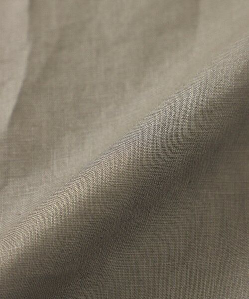 SANYO ESSENTIALS / サンヨーエッセンシャルズ シャツ・ブラウス | カラーリネンハーフスリーブシャツ | 詳細11