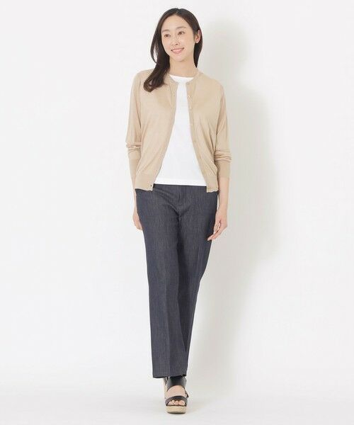 SANYO ESSENTIALS / サンヨーエッセンシャルズ ニット・セーター | シアーシルクカーディガン | 詳細3