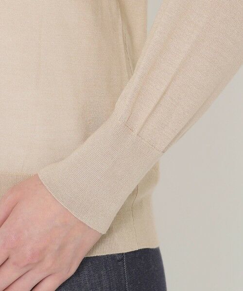 SANYO ESSENTIALS / サンヨーエッセンシャルズ ニット・セーター | シアーシルクカーディガン | 詳細4