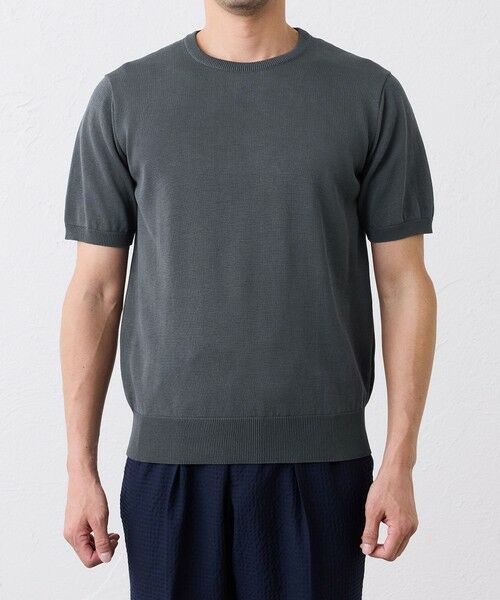 SANYO ESSENTIALS / サンヨーエッセンシャルズ ニット・セーター | 【一部予約販売】ハイツイストニットTEE | 詳細4