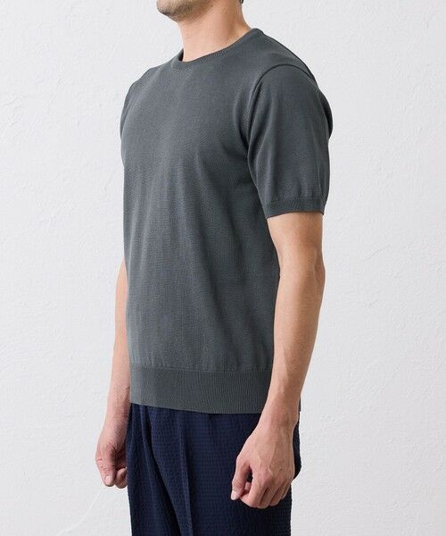 SANYO ESSENTIALS / サンヨーエッセンシャルズ ニット・セーター | 【一部予約販売】ハイツイストニットTEE | 詳細5
