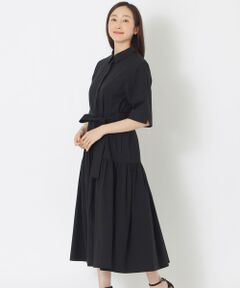 SANYO ESSENTIALS / サンヨーエッセンシャルズ ロング・マキシ丈ワンピース | タイプライターシャツワンピース