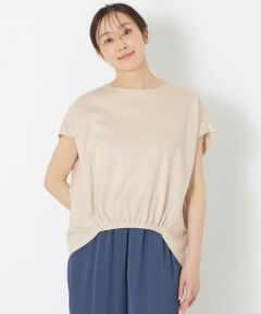 SANYO ESSENTIALS / サンヨーエッセンシャルズ カットソー | ギャザーコクーンプルオーバー