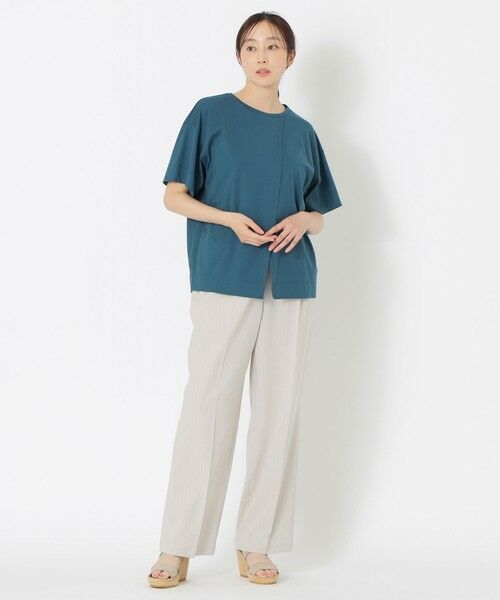 SANYO ESSENTIALS / サンヨーエッセンシャルズ カットソー | フロントクロスTシャツ | 詳細3
