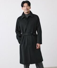 SANYO ESSENTIALS / サンヨーエッセンシャルズ その他アウター | 【WEB先行予約販売】＜Premium Rain Wool＞ベルテッドバルマカーンコート
