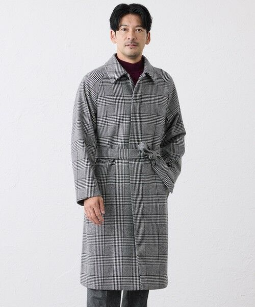 SANYO ESSENTIALS / サンヨーエッセンシャルズ その他アウター | 【WEB先行予約販売】＜Premium Rain Wool＞ベルテッドバルマカーンコート | 詳細1